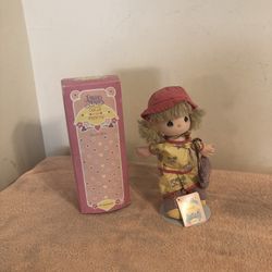 Vintage 1988 Applause Precious Moments Doll Of The Month August With Stand NWT