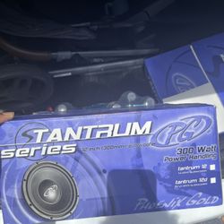 Brand New Phoenix Gold Tantrum 12” 4Ω Subwoofers – Rare Collector’s Item!