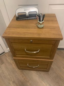 Wooden Filing Cabinet