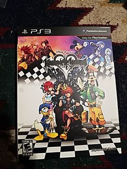 Kingdom Hearts HD 1.5 ps3 with book