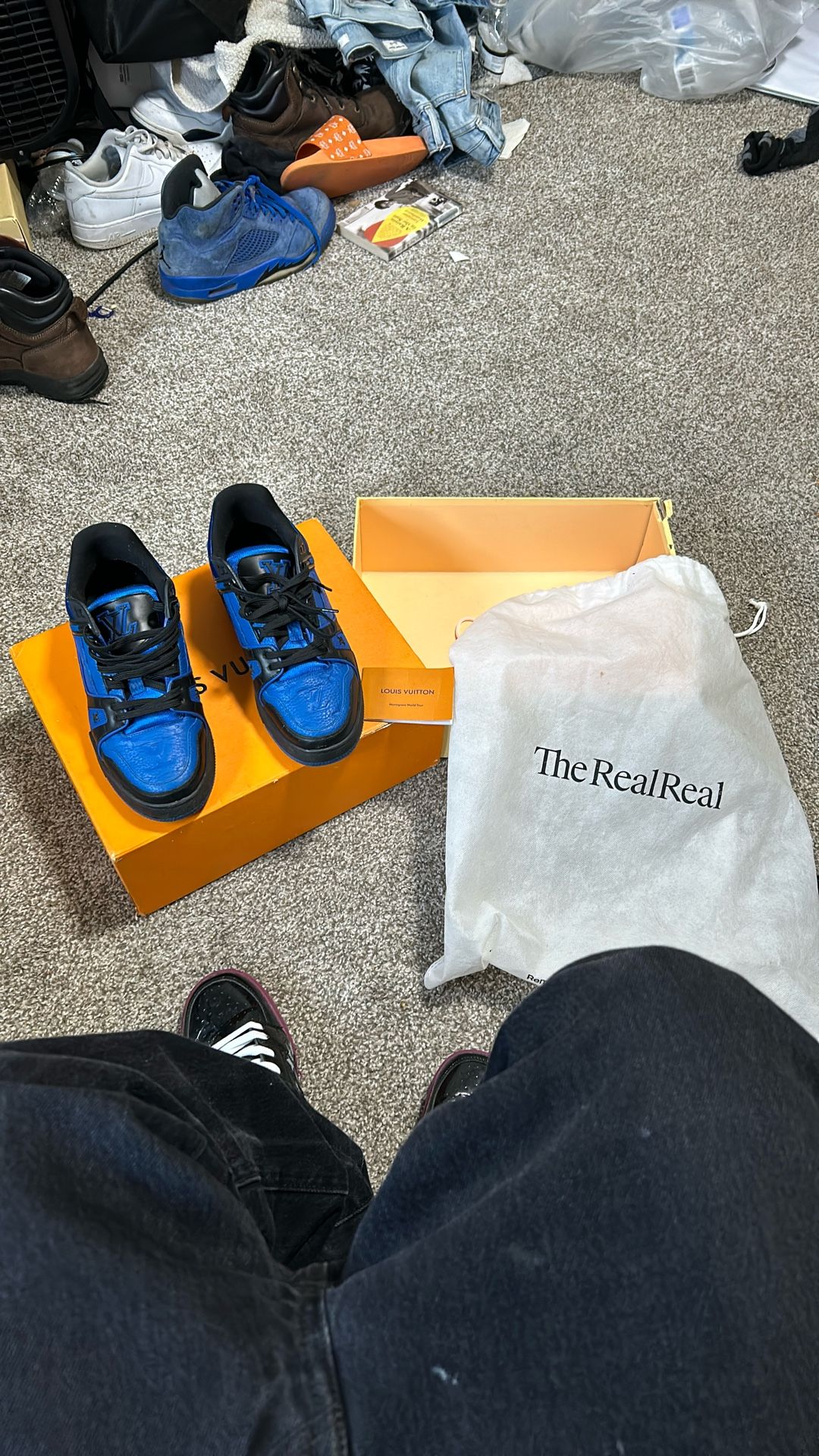 Louis Vuitton Low top shoes barely worn got them off the real real