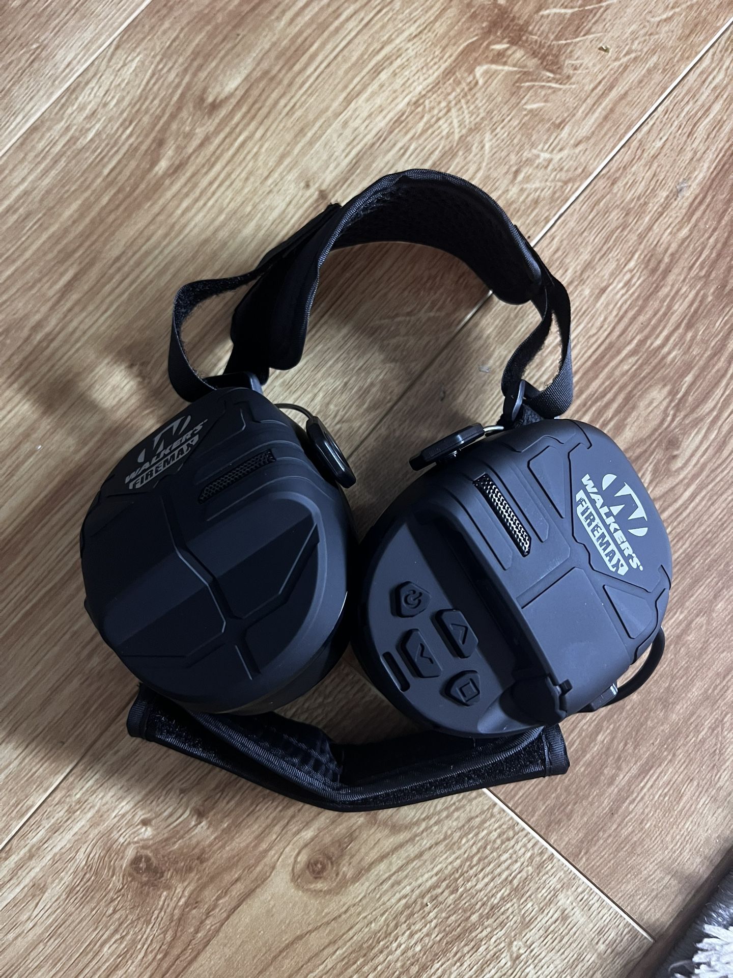 Walker's Rechargeable Lightweight Shooting Hunting Range Electronic Slim Low Profile Hearing Protection FireMax Earmuffs
