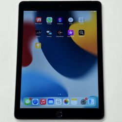 Apple iPad Air 2 Generation  9.7” 16GB Wi-Fi + UNLOCKED Cellular Tablet Space Gray