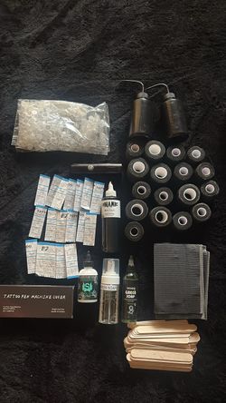 Tattoo Supply Bundle – Ink, Needles, Wrap & More