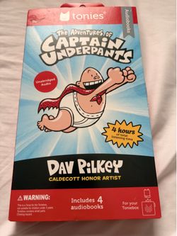 Tonies Books- Captain Underpants 4pack set