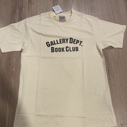 New Gallery Dept Book Club Shirt Men Cream Size Medium Oversized