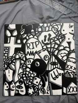 Black And White Painting