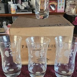 Princess House Heritage beverage Glasses