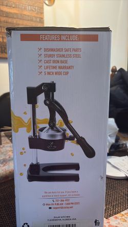 Zulay kitchen manual citrus press