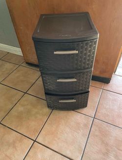 Sterilite 3-Drawer 24” Tower Expresso Brown