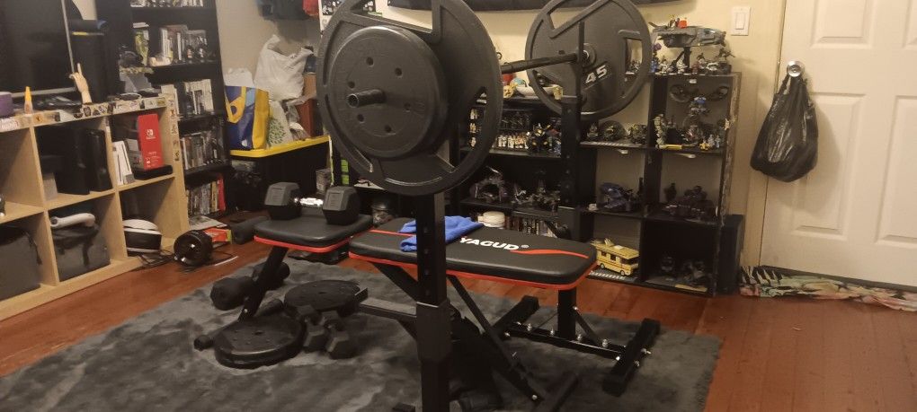 Bench Press and Barbell