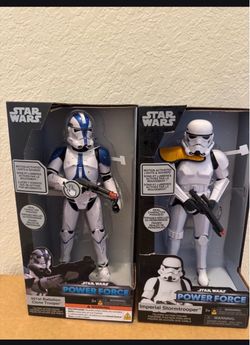 Talking Storm Trooper & Clone trooper action figures