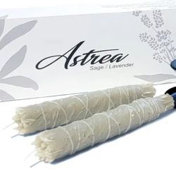Astrea Sage and Lavender Candles, Aromatherapy, Home Cleansing, Meditation, Spa NEW
