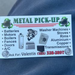 We clean houses and take garbage end pick up scrap metal