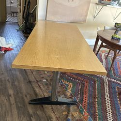 Modern Wood Steel Table 