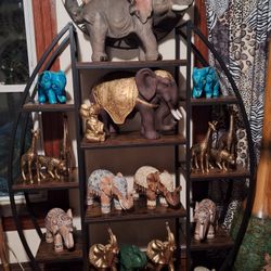 Huge Elephant Collection  And Table