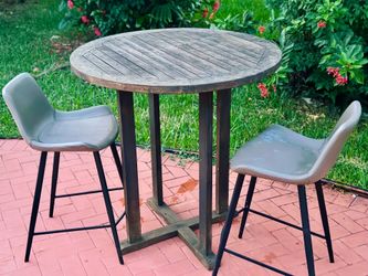 Round Counter Height Bar table