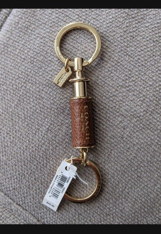 Coach key ring fob