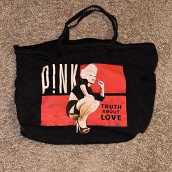 2000s Pink Denim Tote
