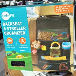 SafeFit Infant and Toddler 2-in-1 Car Backseat and Stroller Organizer