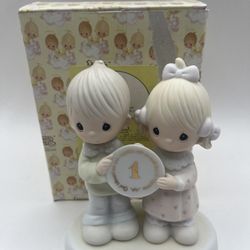 Precious Moments Collection “God Blessed Our Years Together With So Much Love And Happiness” Height: 5.25”