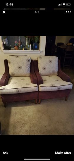 Two Chairs in good condition no pet no smoke