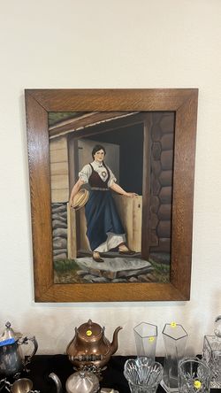 Oil painting-European - Antique