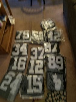 Raider jerseys
