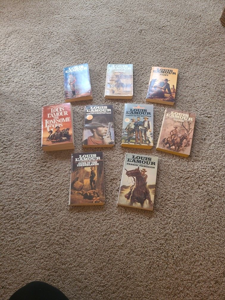 Collection Of Louis L'Amour Books