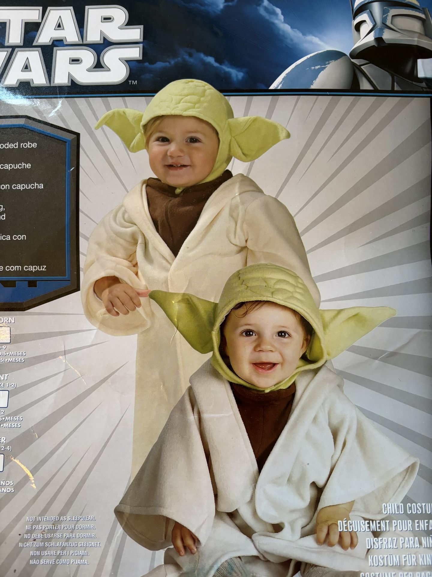 Star Wars Yoda Costume - Toddler 2T-4T