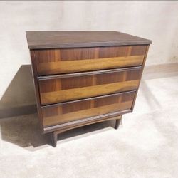Vintage mid century modern three drawer  chest