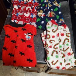 baby christmas pjs clothes sz 3-6