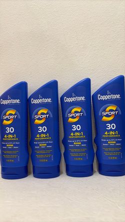 Coppertone Sport 30 4-in-1 Performance Sunscreen Lotion - 7 Fl Oz