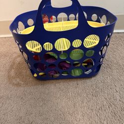 Beach Basket With Toys