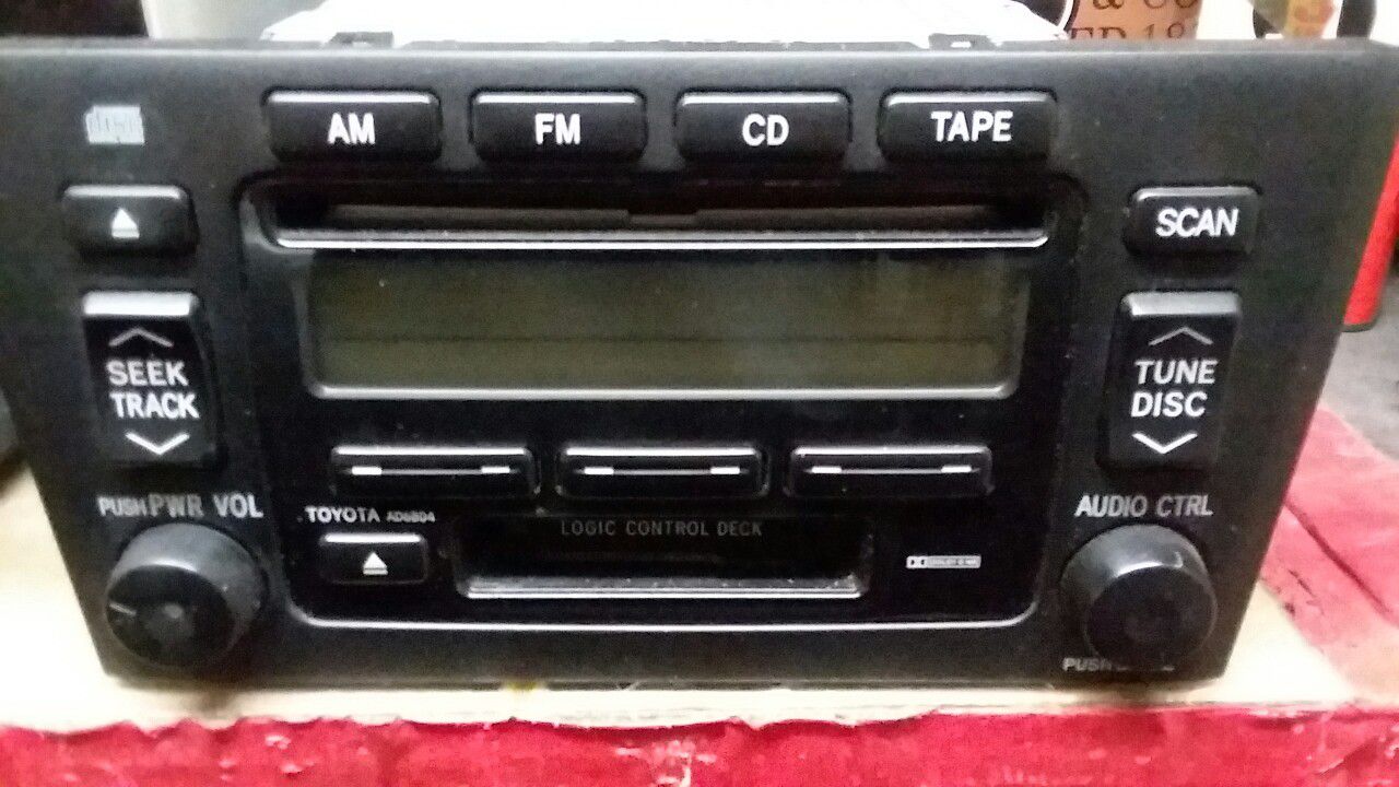 Toyota Avalon CD cassette radio. OEM factory original stereo AD6(contact info removed)-2004
