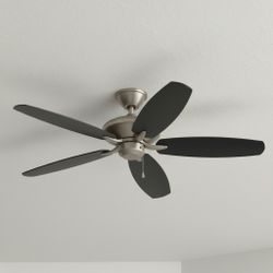 Kicker 52 Inch Renew Patio Fan brushed nickel NEW IN BOX 