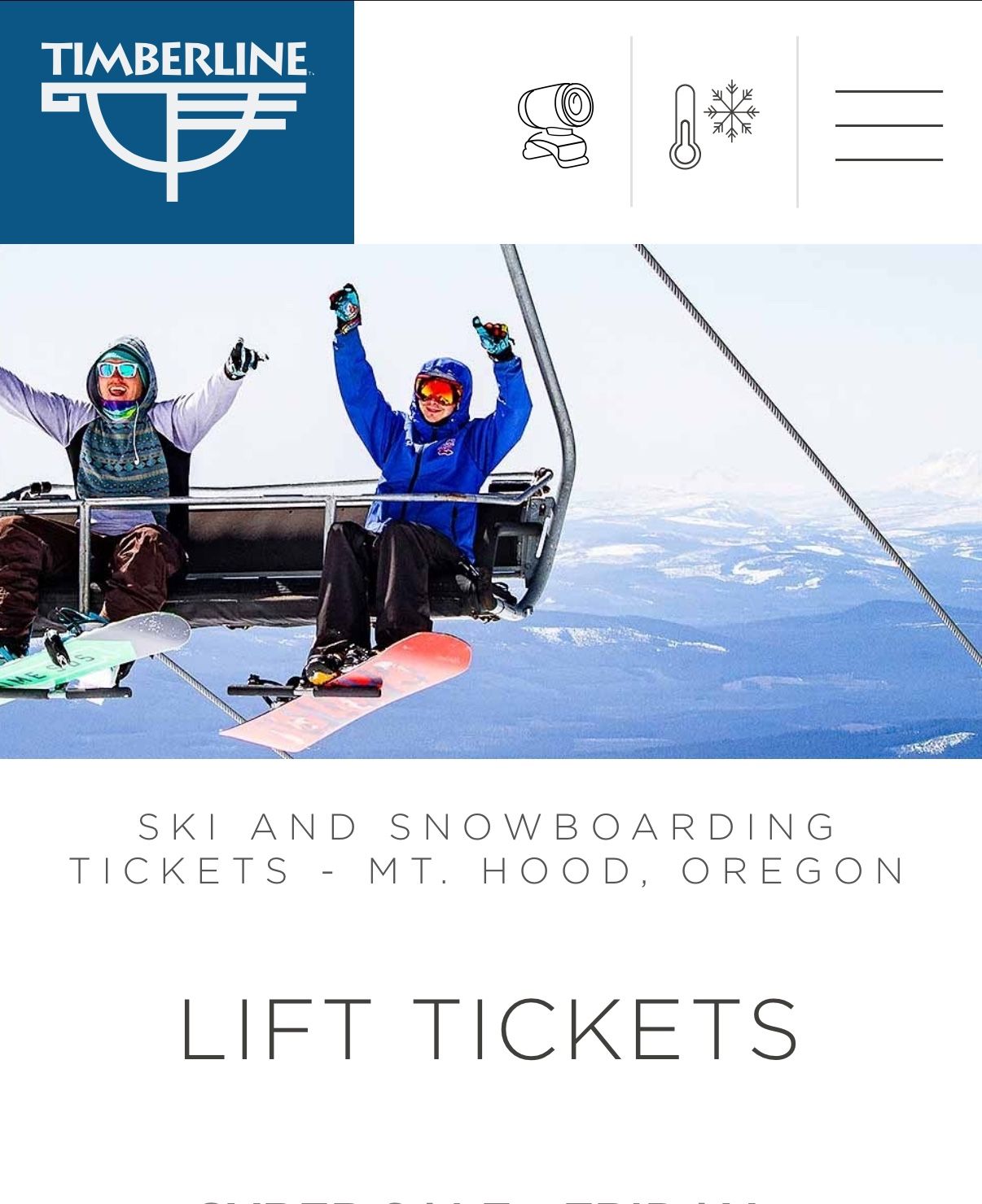 Mt Hood Timberline Lift Tickets