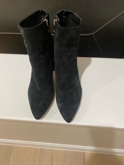 Sam Edelman black suede booties