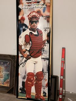 Autograph Pudge Rodriguez