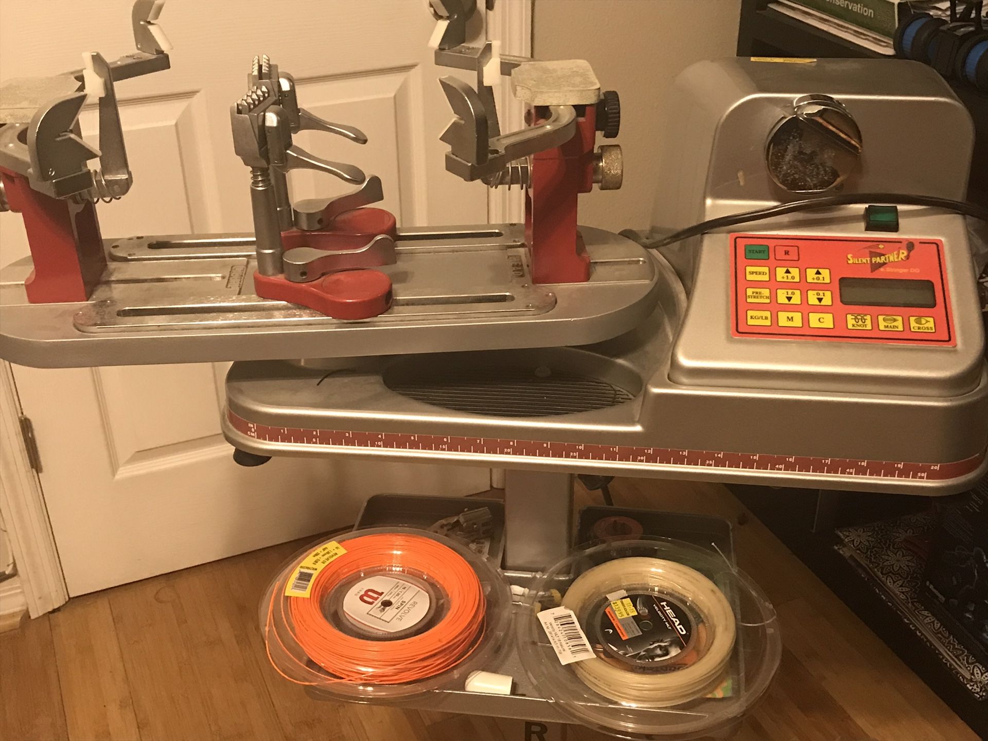 Silent partner e stringer machine