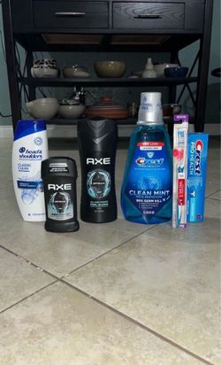 Head & Shoulders, AXE, Crest, Toothbrush