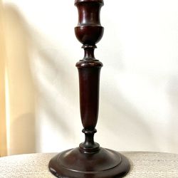 Antique Turned Wood (Treenware) Candlestick 