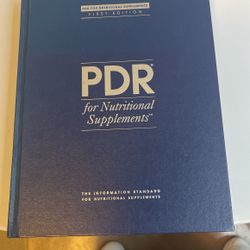 PDR for Nutritional Supplements, First Edition 