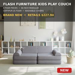 Flash Furniture 56" Modular Kids Play Couch - NEW IN BOX