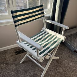 Striped Director’s Chair 