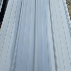 Off White/ Light Grey Metal