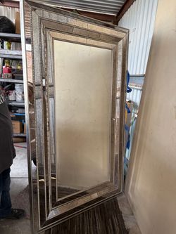 Jewelry armoire wall with storage
