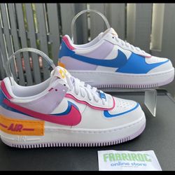 Air Force 1 Shadow Pink/Blue 8.5