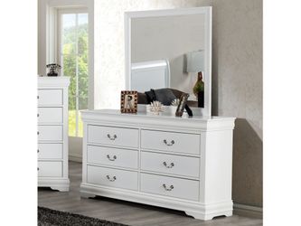 Louis Philippe White Dresser