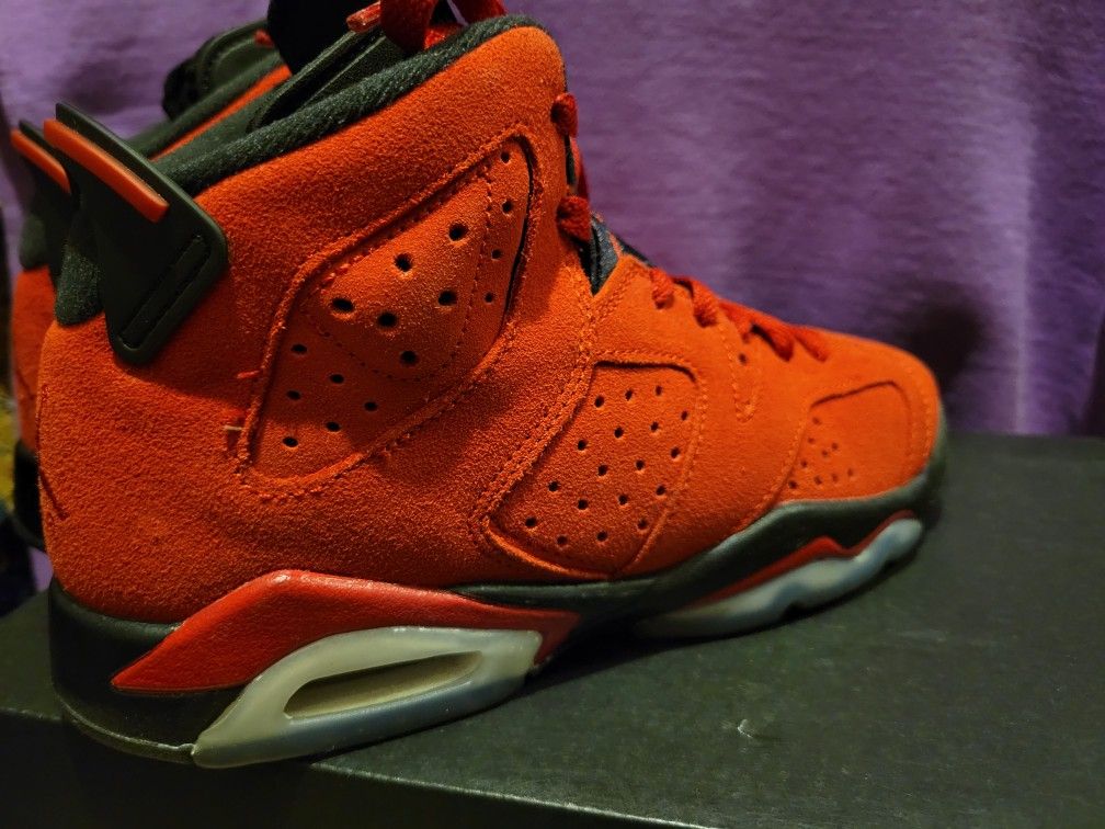 Red Air Jordan 6 Retro (GS)